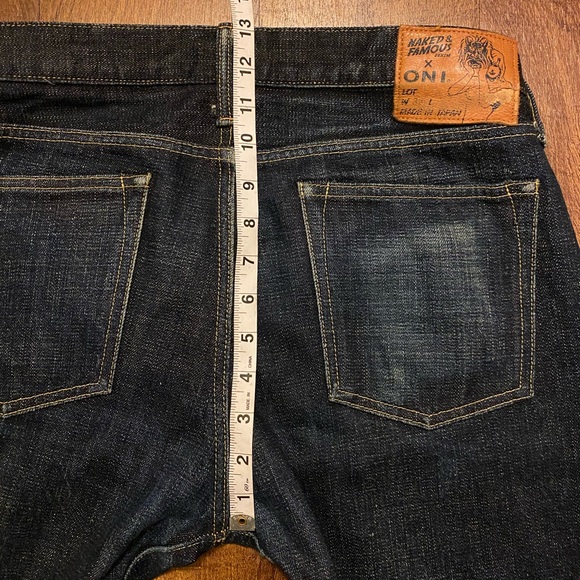 *SOLD* Rare Naked & Famous x Oni Selvedge Denim Jeans Size W32 x L32 - Picture 11 of 16